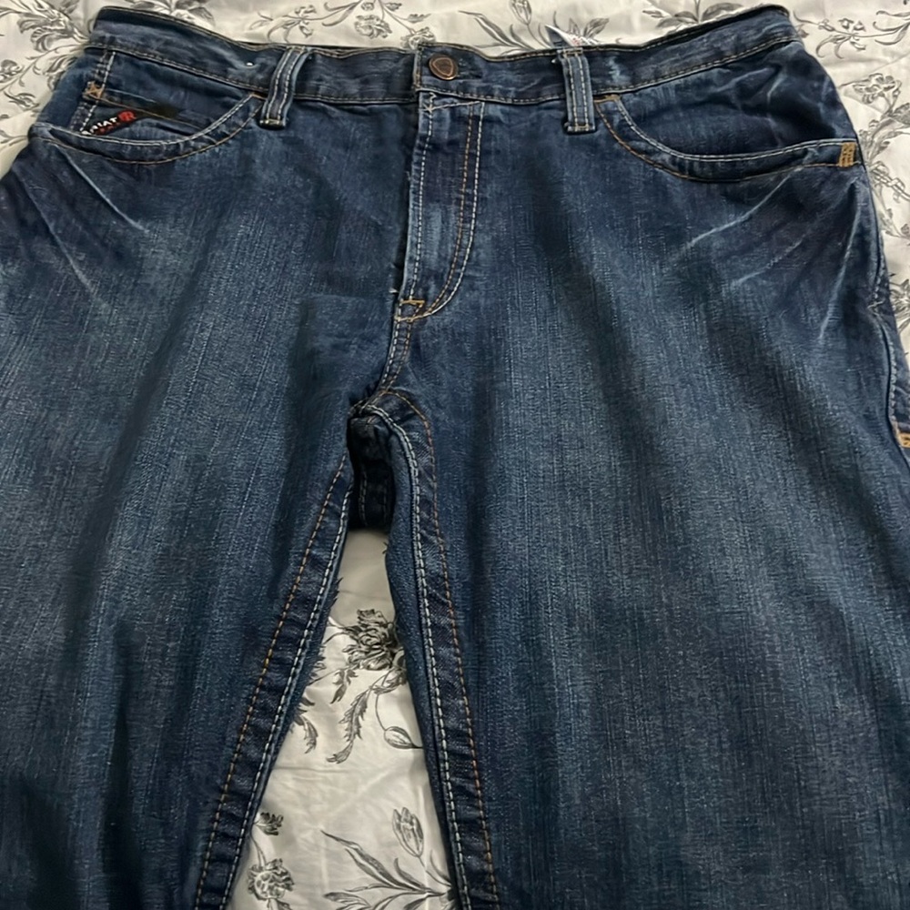 Ariat FR jeans, color blue, size 34X32
